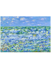 Monet Waves Breaking - Art Print
